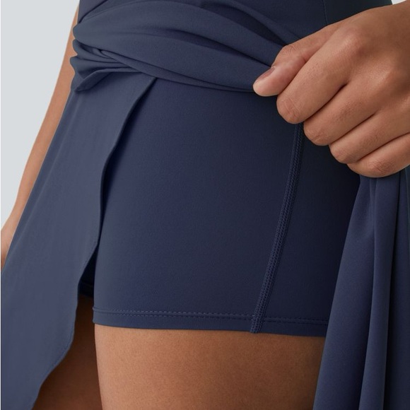 HALARA Breezeful High Waisted High Low Ruffle 2-in-1 MEDIUM Regular Maxi Skirt - Picture 5 of 10